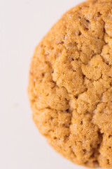 Delicious Cracked Chocolate Biscuit Close-Up, Crunchy Chocolate Cookie Texture Macro, Freshly Baked...