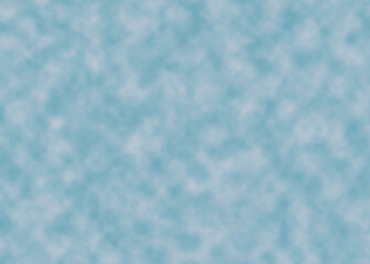 Softly blended teal and white abstract cloudlike texture background