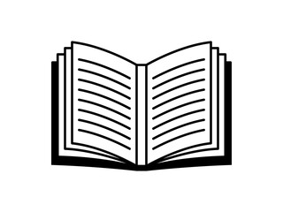 open book vector illustration