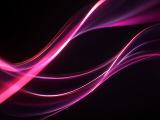 Abstract Pink & Purple Light Trails: Dynamic Energy Background