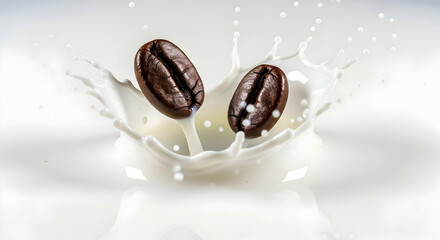 "Morning Splash: Coffee Meets Milk"