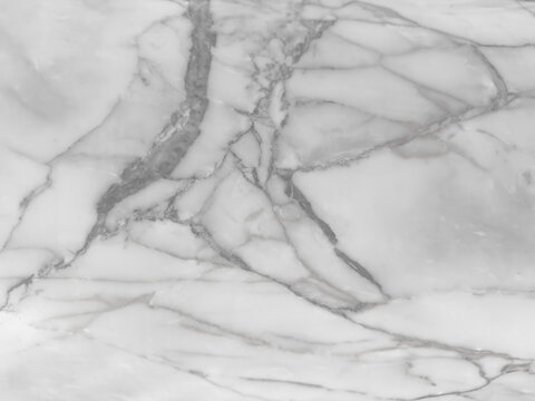 Elegant White Marble Texture with Luxurious Gray Veining