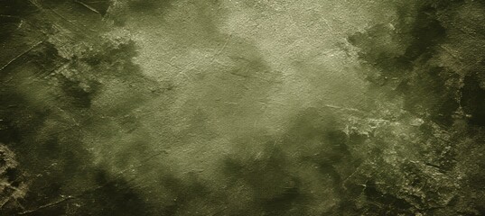 Obraz premium Distressed Olive Tones with Textured Green Stone Like Canvas Backdrop for Abstract Art Displays
