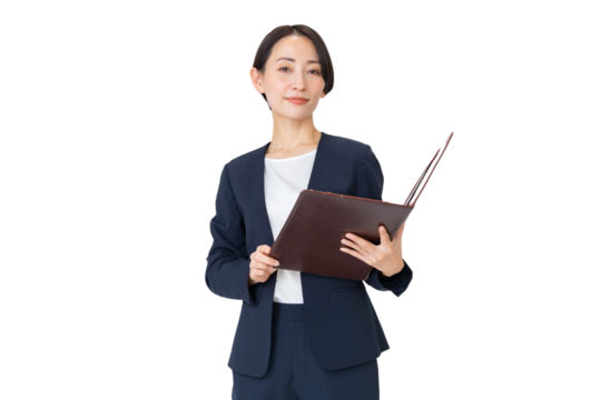 ビジネスウーマン・背景透過