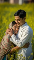Happy Indian couples