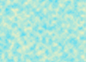 Soft blue and yellow cloud like abstract background texture