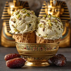 Ancient Egyptian-inspired booza ice cream
