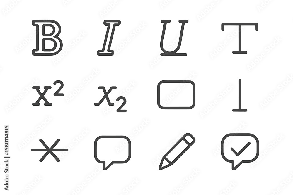 Poster dark gradient background with geometric icons and mathematical symbols