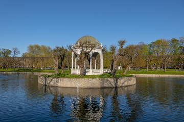 Pond In Kadriorg Park In Tallinn