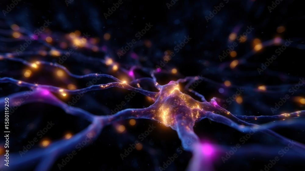 Poster concepts of convolutional neural network (cnns). a glowing neural network with interconnected neuron