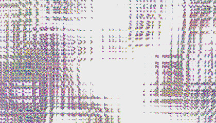 Glitch noise static television VFX. Visual video effects stripes background, CRT tv screen no signal glitch effect