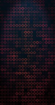 Red circles flashing in screen. 4K Vertical