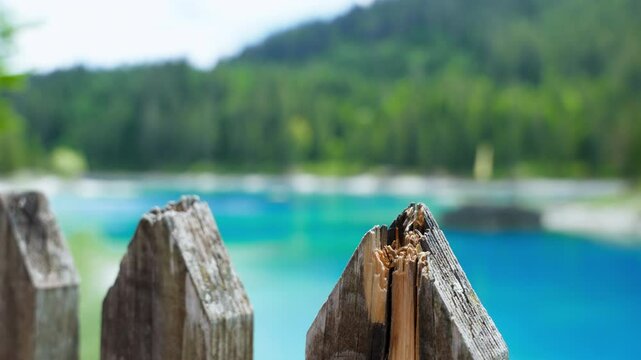 Lake Cauma - Caumasee - Breathtaking Beauty of swiss mountain Lake