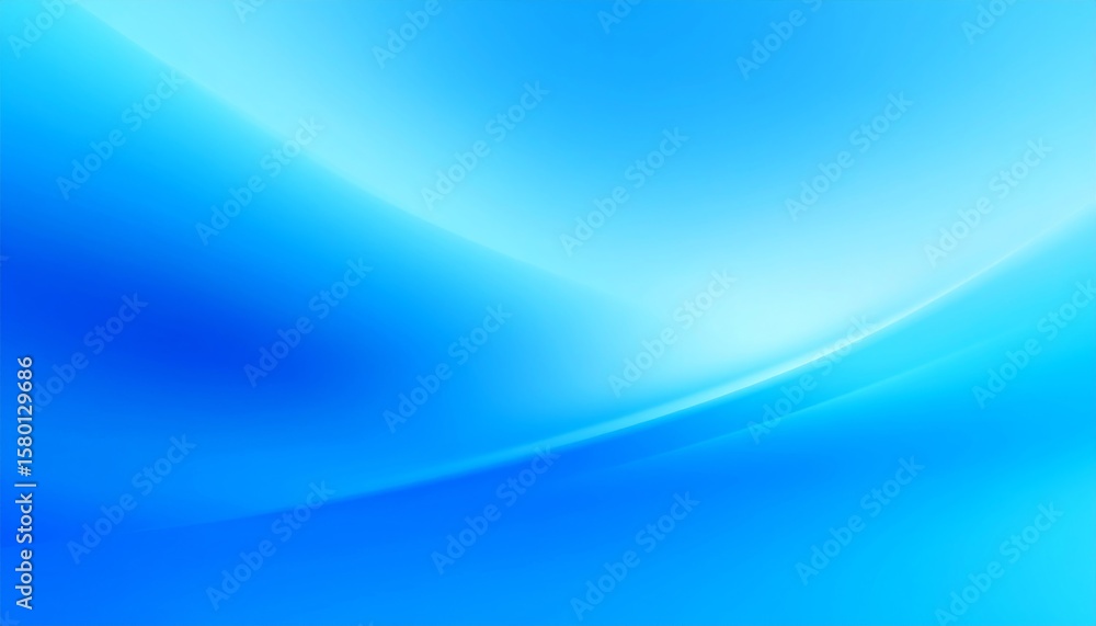 Poster light sky blue animation with a clean 3d abstract design of lines