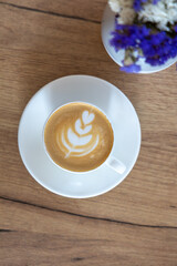 Barista coffee service concept.