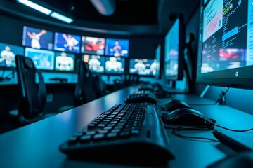 Naklejka premium Technology-Enhanced Learning Environment For Skill Development