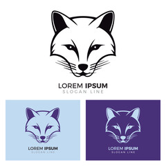 Obraz premium Fox Logo Design.