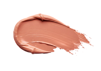 Illustration Beige Cosmetic Cream Stroke with Transparent Background