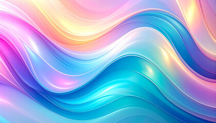 Obraz premium Abstract colorful waves background design concept