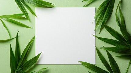 A symmetrical composition of grass blades, creating a balanced and harmonious visual for an ad