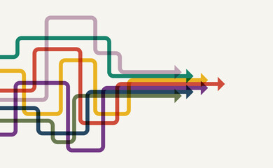 Abstract arrow direction. Business investment to success. financial data graph strategy. Technology background. High speed.