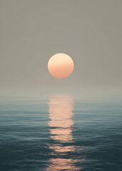 sunset over the sea