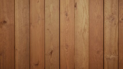 Fototapeta premium Warm Brown Wooden Planks Background Texture Natural Wood Grain Detail