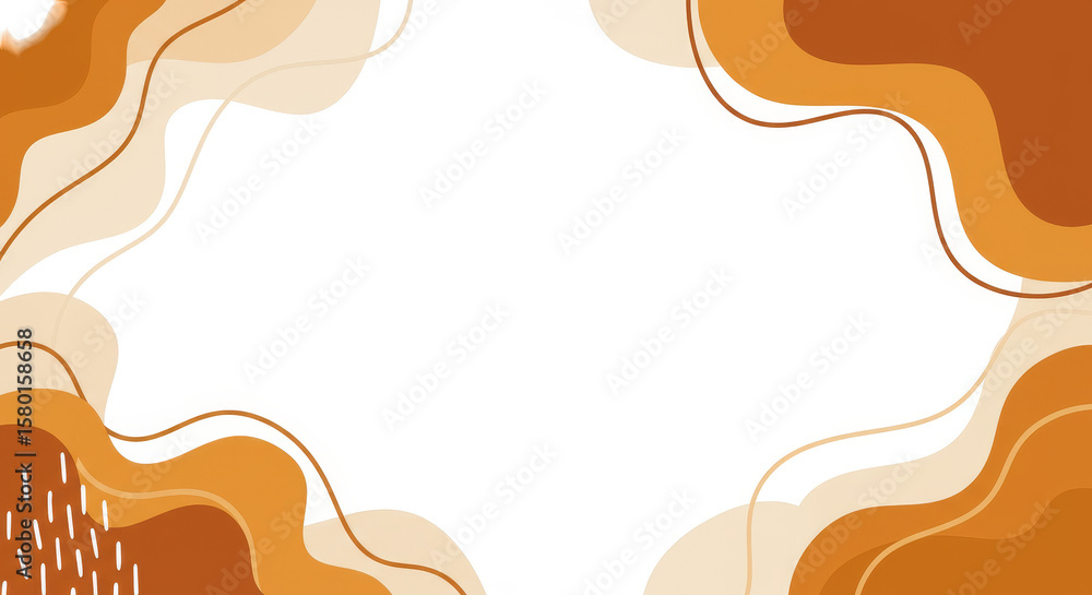 Poster abstract brown wave background texture design pattern graphic template