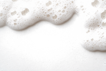 Abstract ink painting with a dark central void.  A textured, bubbly,  brown and white ink effect flows around a central black area