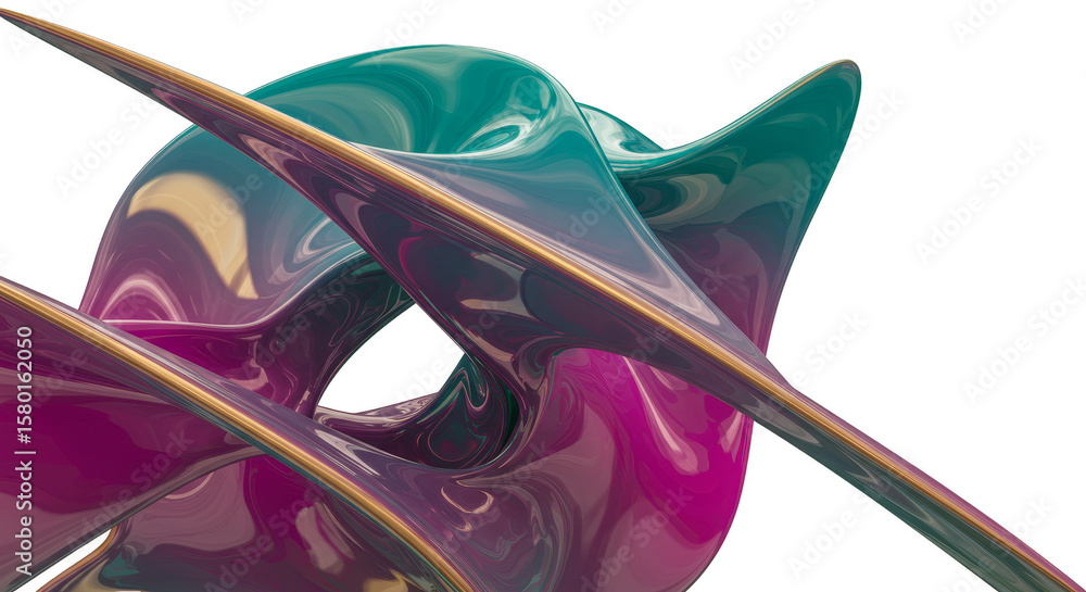 Poster abstract 3d shape render background texture modern design art