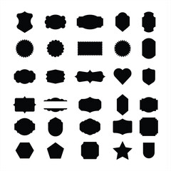 A Useful Set of Name Tags, Banners, Labels, Shapes, Hearts, Stars, and Polygons