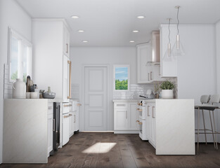 interior of a modern kitchen