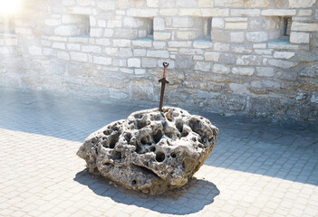 Old Sword in the stone