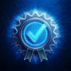 Acceptance check mark positive test result passed