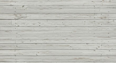 Whitewashed horizontal wooden planks showing grain knots and nail marks creating a textured surface