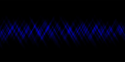 abstract background with lines and dots in blue color. Vector illustration.