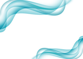 MINIMALIST TURQUOISE COLOR WAVE ABSTRACT BACKGROUND DESIGN