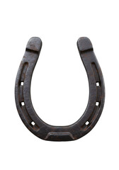 Isolated Horseshoe Lucky Symbol of Iron on Transparent Background