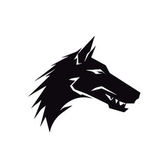 Fototapeta premium Coloring book for kids wolf vector.