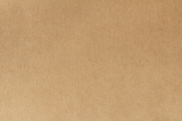 Fototapeta premium Cardboard sheet texture background, pattern of brown kraft paper with vintage style.