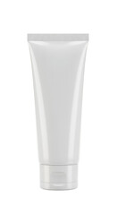Illustration Isolated Cosmetic White Tube Mockup for Cream Product