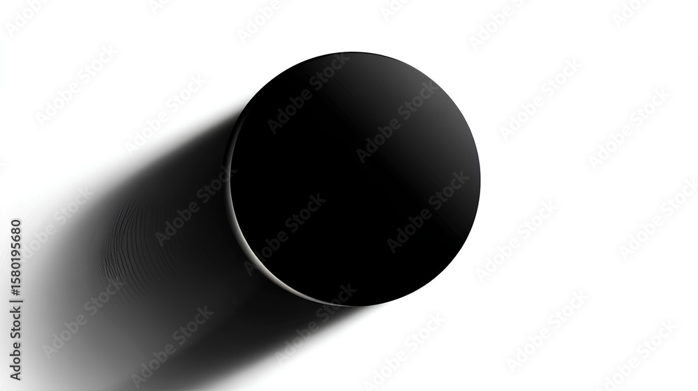 Poster dark shadow overlay effect isolated on white background. blurred round shadow. gradient shadow drop 