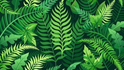 fern leaves background
