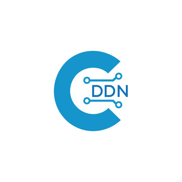 Classic Shield Logo with Stars and DDN Letters &ndash; Premium Badge or Security Brand Identity. DDN Letter Logo.
