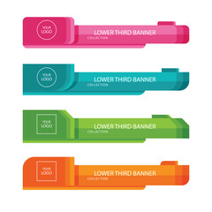 Flat Lower Third Banners 2