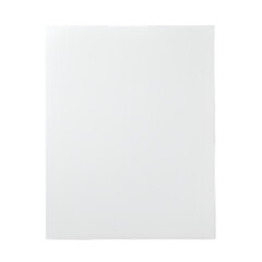 Illustration of White Rectangle Sheet Paper Blank Background Isolated