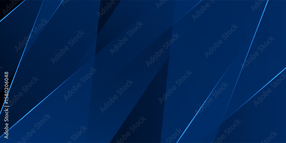 Canvas Prints abstract futuristic dark blue background with light and shadow. eps10