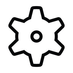 Obraz premium Outline settings icon for options, preferences, or configuration