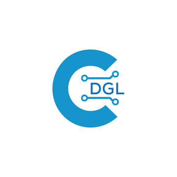 Classic Shield Logo with Stars and DGL Letters &ndash; Premium Badge or Security Brand Identity. DGL Letter Logo.
