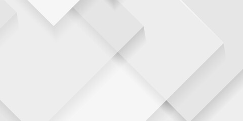Obraz premium Modern abstract white backdrop with elegant shape design. Abstract white geometric shape background